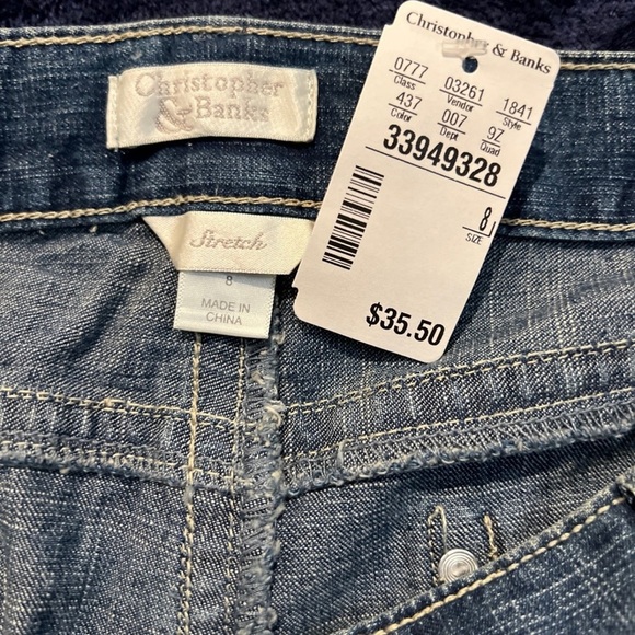 NWT Christopher and Banks Bermuda Shorts Size 8 - Picture 3 of 4